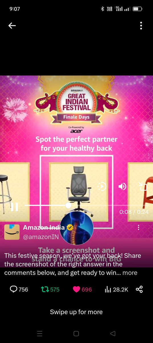 @amazonIN Here's my perfect screenshot #AmazonGreatIndianFestival #OpenBoxesOfHappiness @amazonIN 🫶😍 Join @SmartAnand07 @manikumar4144 @Shailes31441206 @Ranjank1706 @shubhamanyu