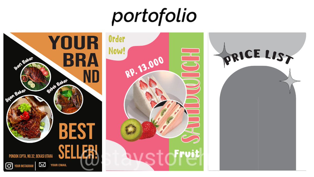halooo! aku open jasa desain poster jualan, poster price list. bisa costum yaaa!! harga mulai dari 5k (harga bisa naik tergantung kesulitan) #zonauang