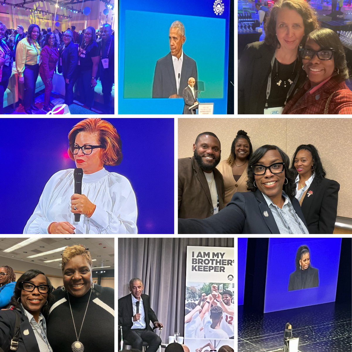Chief Alene <a href="/alenemason/">Alene Mason</a> did an outstanding job at introducing President Barack Obama! 💫 Super excited for all of the CPS schools that are part of the Obama Foundation/My Brother’s Keeper! <a href="/dorimb/">Dori Butler</a> <a href="/Chi_Voc/">Chicago Vocational STEM</a> <a href="/CPSNetwork17/">Network 17 CPS</a> #hydeparkhs ❤️📚💫