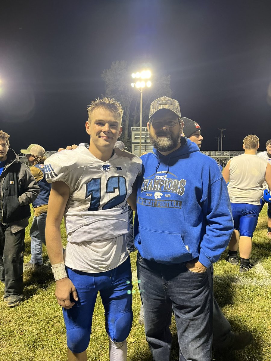 ShawnDHughes75's tweet photo. What a game!!! Super proud of ALL the Wildcats tonight!!!!! 11 boys giving everything they got!!!!! Yes you read that right, 11 boys moving on to the District Championship!!! #12 we love you!!! https://t.co/3ZmQeGzK6G