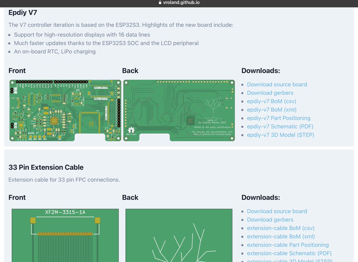 Interesting #Kicad 7 workflow for git that builds automatically all fabrication files like Gerbers, BOM etc and deploys that on a website 
github.com/vroland/epdiy-…
CC <a href="/JLCPCB/">JLCPCB</a> <a href="/kicad_pcb/">KiCad PCB</a>