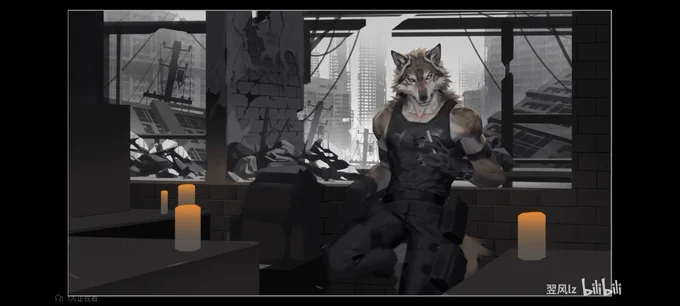 I recorded a painting process and if you're interested, you can come and take a look～  