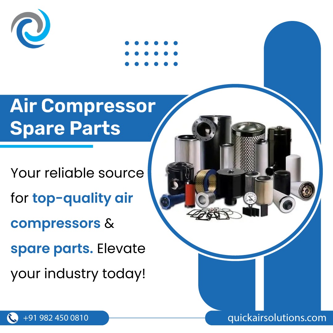 air_qucik's tweet image. Power your industry with our top-tier air compressors &amp;amp; spare parts. Elevate your performance today! 

#quickairsolutions #aircompressor #compressorsolutions #IndustrialInnovation  #QualityAssured #reasonablepricing #ahmedabad