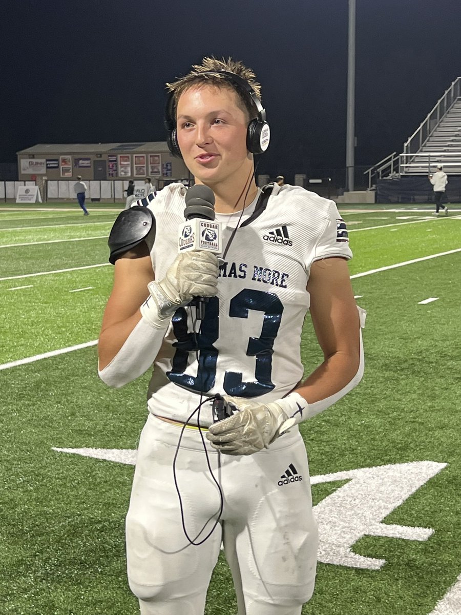 Bret H. McCormick (@b_hoss_mac) on Twitter photo <a href="/LAvsAllYall/">Louisiana vs. All Y’all</a> <a href="/STMCougarFB/">STMCougarFootball</a> <a href="/JujuanJohnson7/">Ju’Juan Johnson</a> <a href="/LCAKnights/">LCAKnightsSports</a> The hero of the game, <a href="/STMCougarFB/">STMCougarFootball</a> ‘24 WR <a href="/ForemanSanders/">Sanders Foreman</a> talks to the radio crew post-game after making the game-winning catch in a 44-40 win over <a href="/LCAKnights/">LCAKnightsSports</a> to finish the regular season 10-0 and win the district championship. <a href="/LAvsAllYall/">Louisiana vs. All Y’all</a> <a href="/LAvsAllYall/">Louisiana vs. All Y’all</a> <a href="/STMCougarFB/">STMCougarFootball</a> <a href="/JujuanJohnson7/">Ju’Juan Johnson</a> <a href="/LCAKnights/">LCAKnightsSports</a> The hero of the game, <a href="/STMCougarFB/">STMCougarFootball</a> ‘24 WR <a href="/ForemanSanders/">Sanders Foreman</a> talks to the radio crew post-game after making the game-winning catch in a 44-40 win over <a href="/LCAKnights/">LCAKnightsSports</a> to finish the regular season 10-0 and win the district championship. <a href="/LAvsAllYall/">Louisiana vs. All Y’all</a>