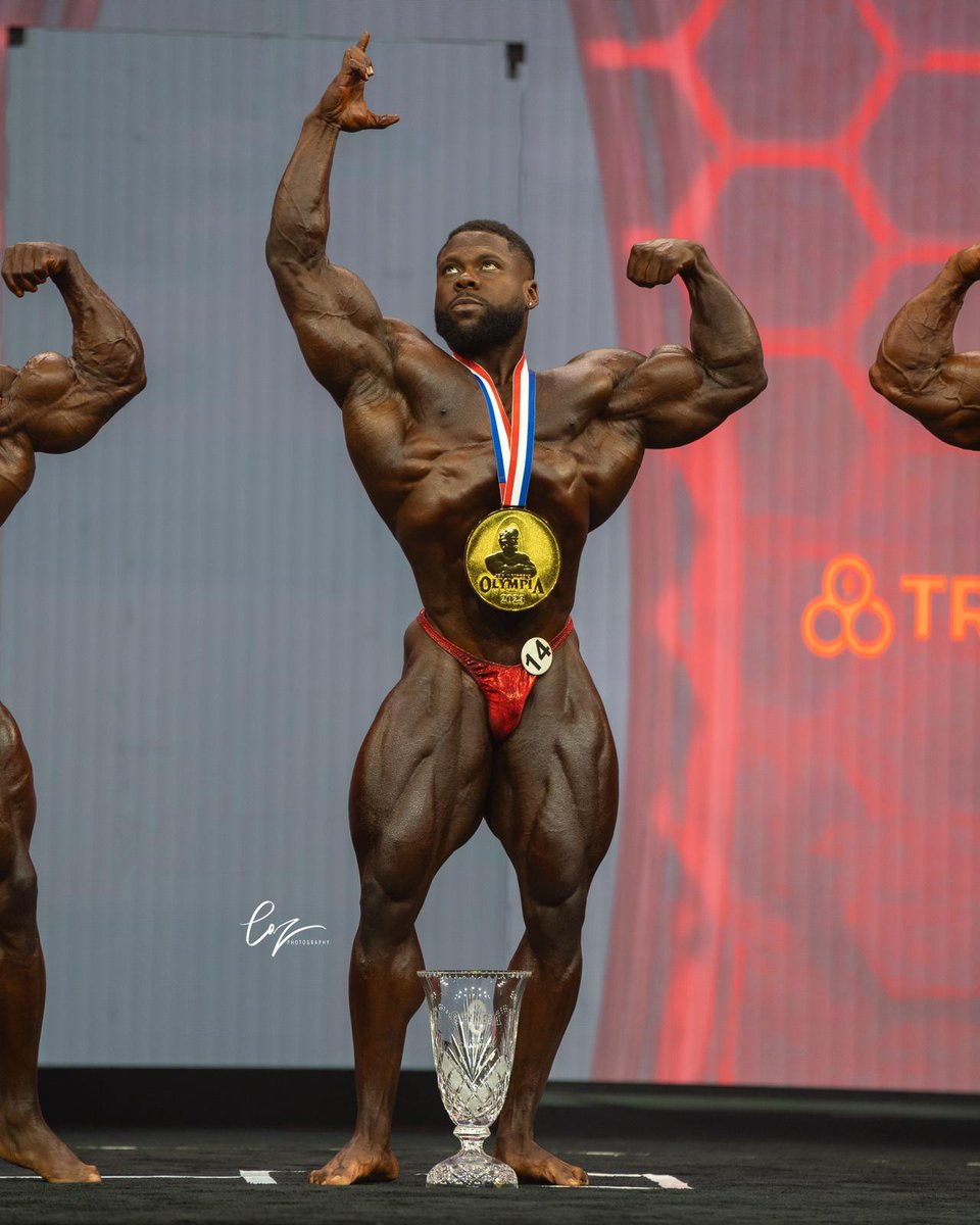 Keone Pearson dethrones Shaun Clarida to WIN the 212 Olympia 🏆. 212 Olympia Top-5 1. Keone Pearson 2. Shaun Clarida 3. Angel Calderone 4. Kerrith Bajjo 5. Ahmad Ashkanani --- RXMuscle's coverage of the Olympia is powered by @muscletech. Visit MuscleTech.com.
