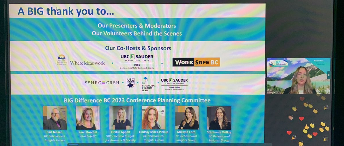 IAmCarlJensen's tweet photo. BIG tks to #BIGDifferenceBC co-hosts (from @UBCSauderSchool @BCPublicService & @WorkSafeBC) & Planning Committee! Tks to the hundreds of delegates from around the world! Finally, is anybody else SUPER STOKED to hear that the legendary @jiayingzhao will be the Keynote for 2024??!! https://t.co/CqeGJbPDFa