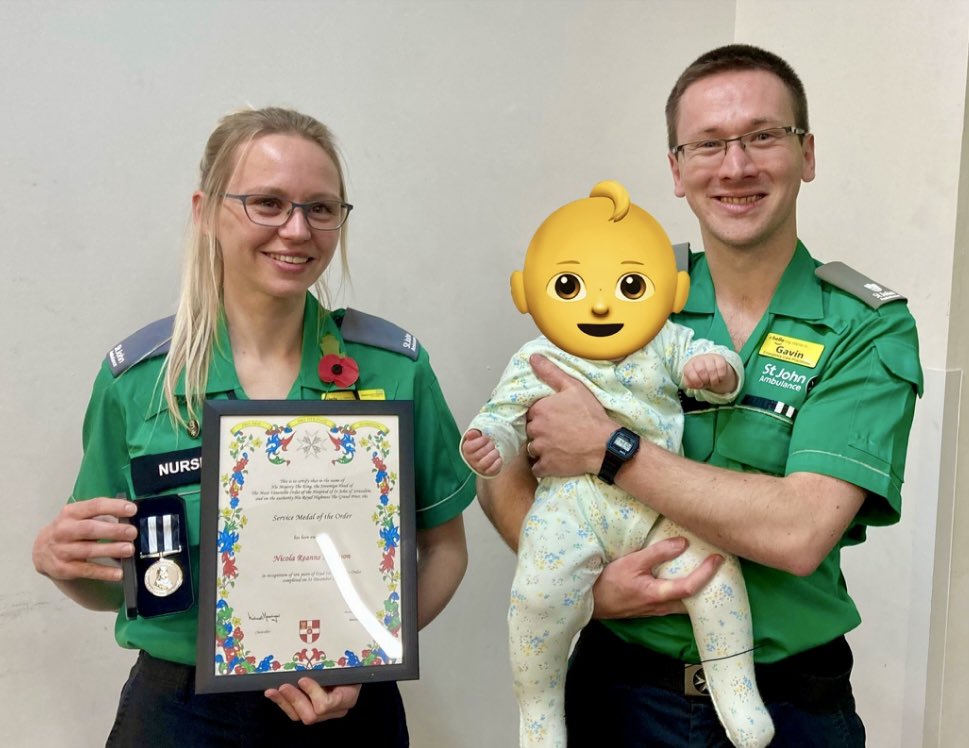 Gavin Harrison MStJ (@gav_rn) on Twitter photo Proud of my amazing wife <a href="/NikkiRNLD/">Nikki Harrison (nee Price)</a> , having received her St John Service Medal tonight after a decade of volunteering for <a href="/stjohnambulance/">St John Ambulance England</a>
Thank you <a href="/PeachesTweets/">Lord-Lt of Bristol</a> for presenting it on behalf of HRH The King Proud of my amazing wife <a href="/NikkiRNLD/">Nikki Harrison (nee Price)</a> , having received her St John Service Medal tonight after a decade of volunteering for <a href="/stjohnambulance/">St John Ambulance England</a>
Thank you <a href="/PeachesTweets/">Lord-Lt of Bristol</a> for presenting it on behalf of HRH The King