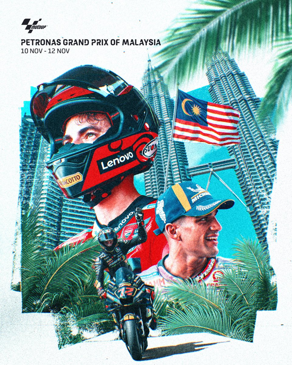 Championship glory is in sight! 🏆👀 

The final three races of the year are about to come thick and fast! 💨 

It's #MalaysianGP time! 🇲🇾