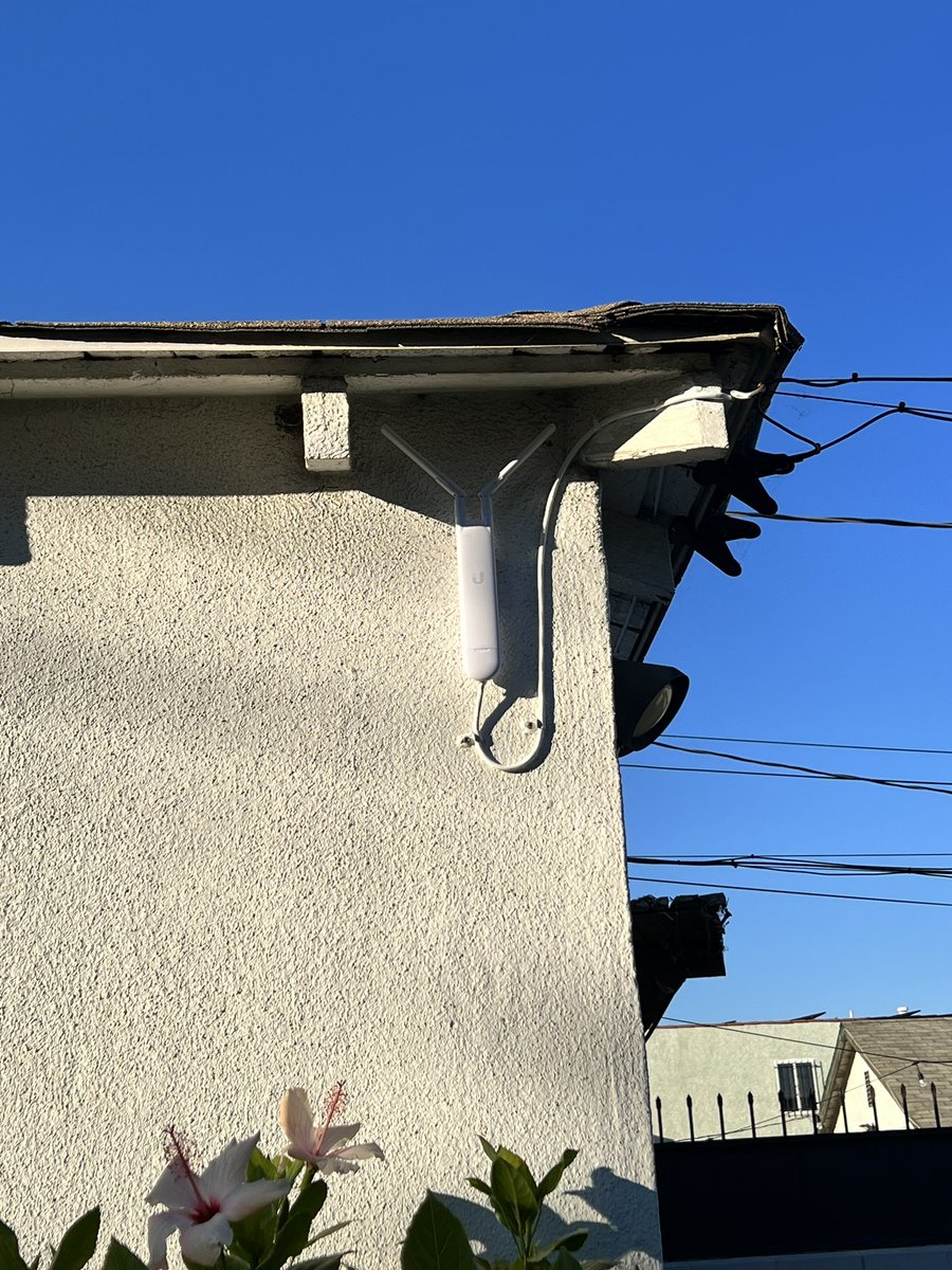 Finally have solid wireless throughout the backyard thanks to this Ubiquiti AP!