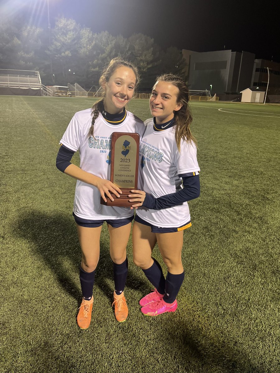 Congrats to 2 former All-shore players for winning the NJAC! Well done girls! <a href="/BielanTaylor/">taylor bielan</a> <a href="/CarolineRebele/">Caroline Rebele</a>