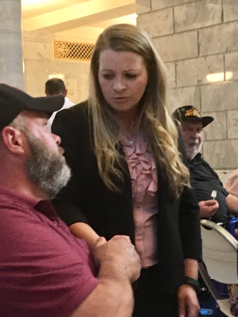 pearsonariel's tweet photo. @starsandstripes Saw her and heard her speak in Salt Lake in May of 2019. One of the guys at my table was a soldier who took part in her rescue and she came over to greet him. I’m still in awe of this lady!! https://t.co/NHtV2tYkHw