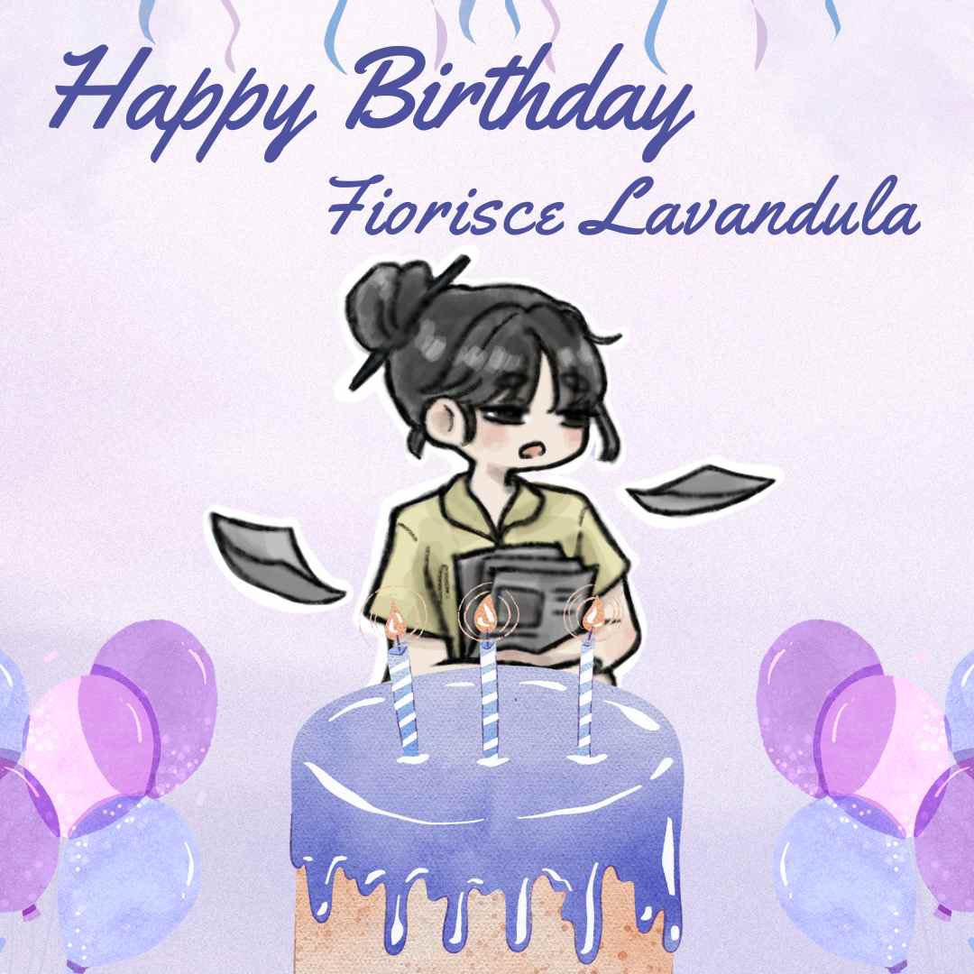 Happy birthday to our gamechanger grapefruit, to our miss reporter, Fiorisce Lavandula! 💜🎂💜🎂💜🎂 #FIOReverLovely