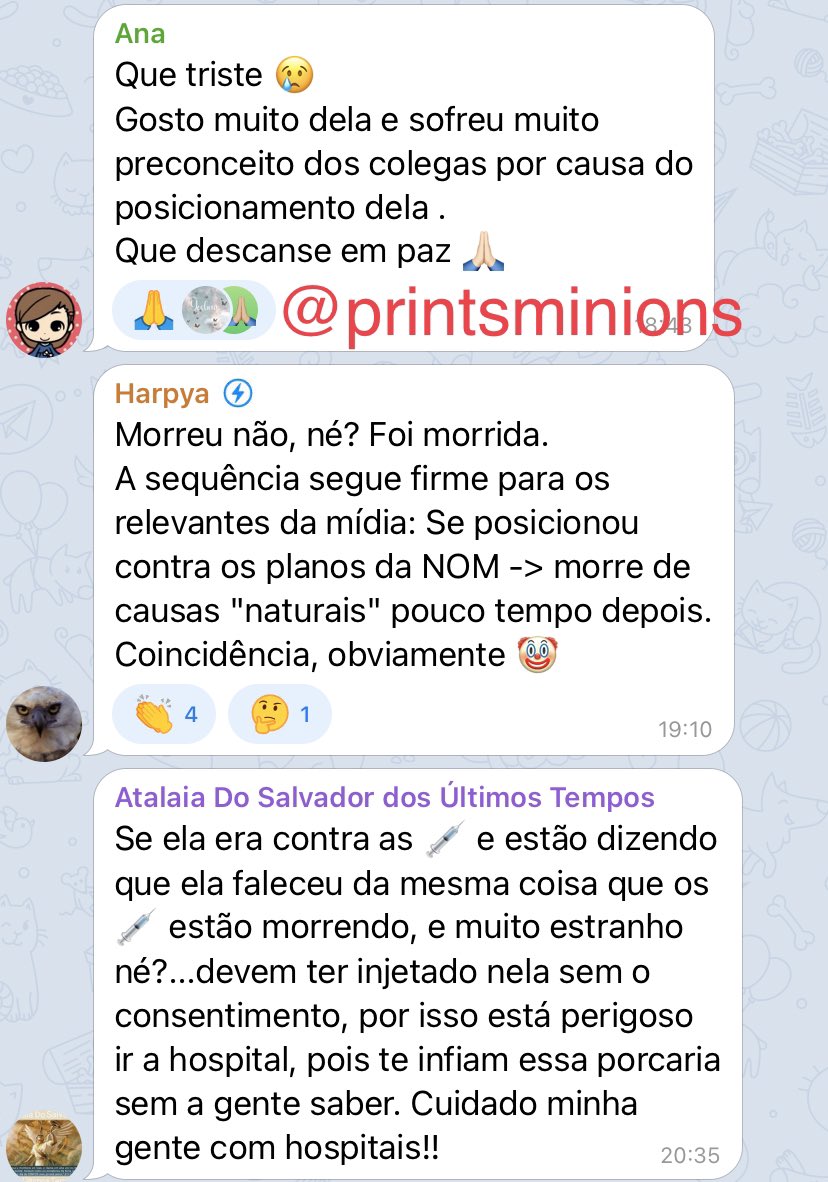 Prints bolsonaristas tweet media