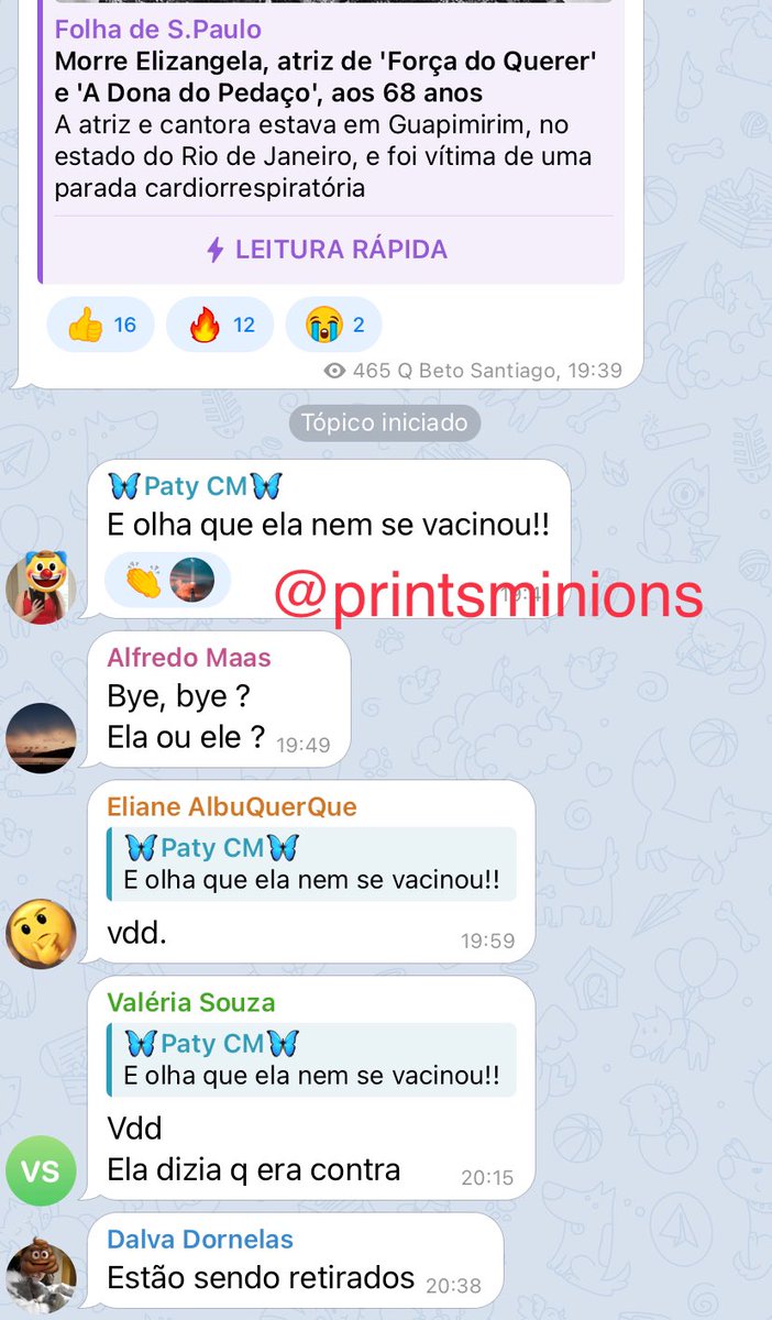 Prints bolsonaristas tweet media