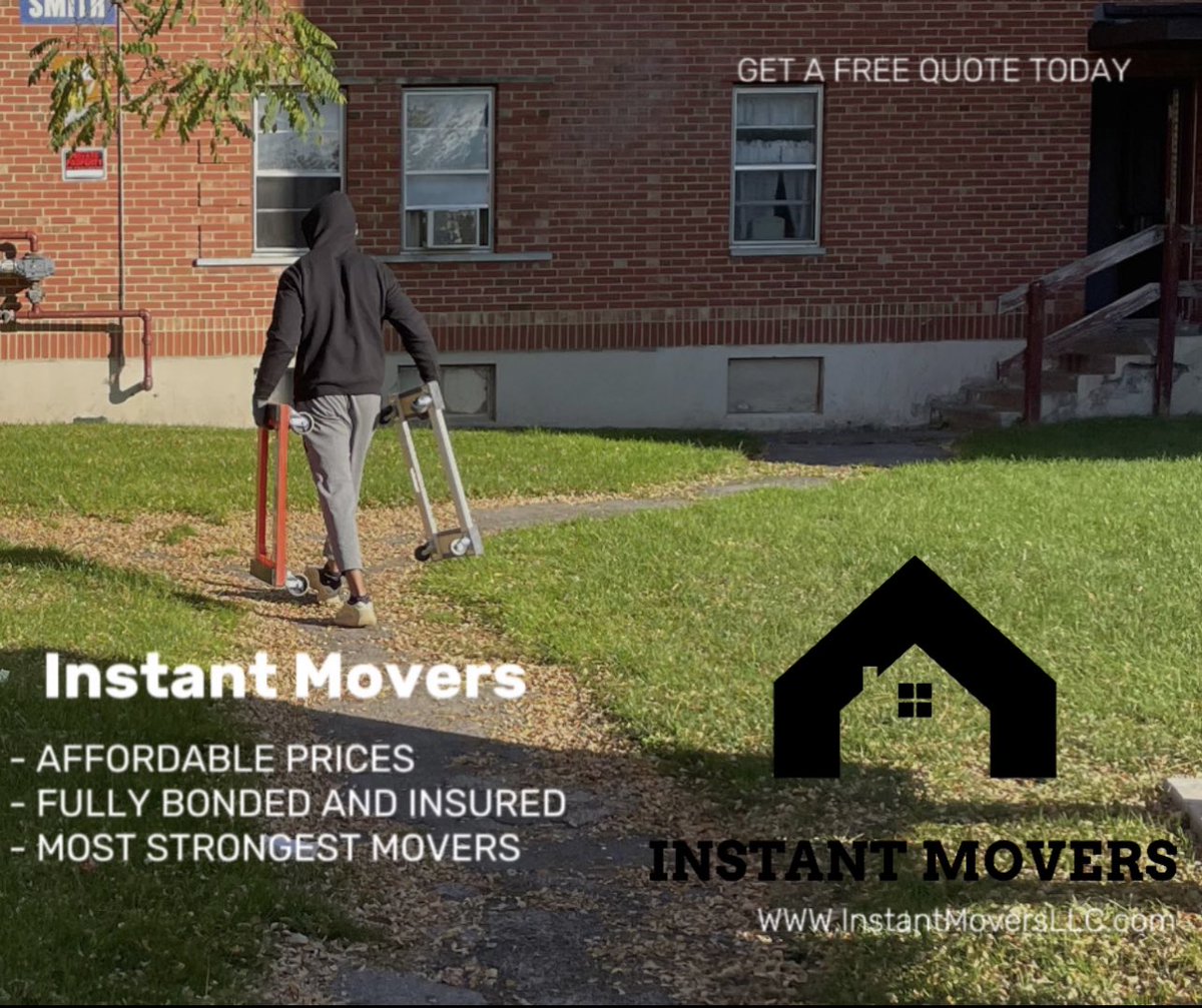 InstantMoverllc's tweet image. Your move, our strength! 💪🚚 Fully insured, affordable rates. Let the strongest movers take care of it. #MovingMadeEasy #RelocationPros