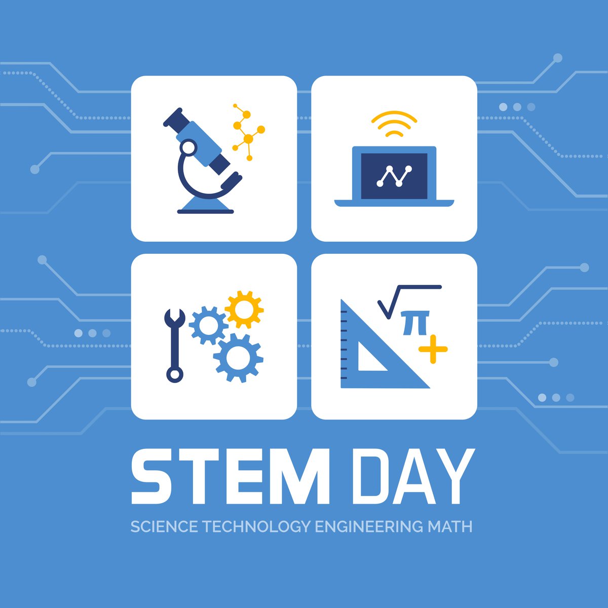 Celebrating the innovators, problem solvers, and creators who make STEM fields shine on STEM Day!🚀 🔬  #STEMDay #Science #Technology #Engineering #Math #IndependentSchools #IndySchools #Educators