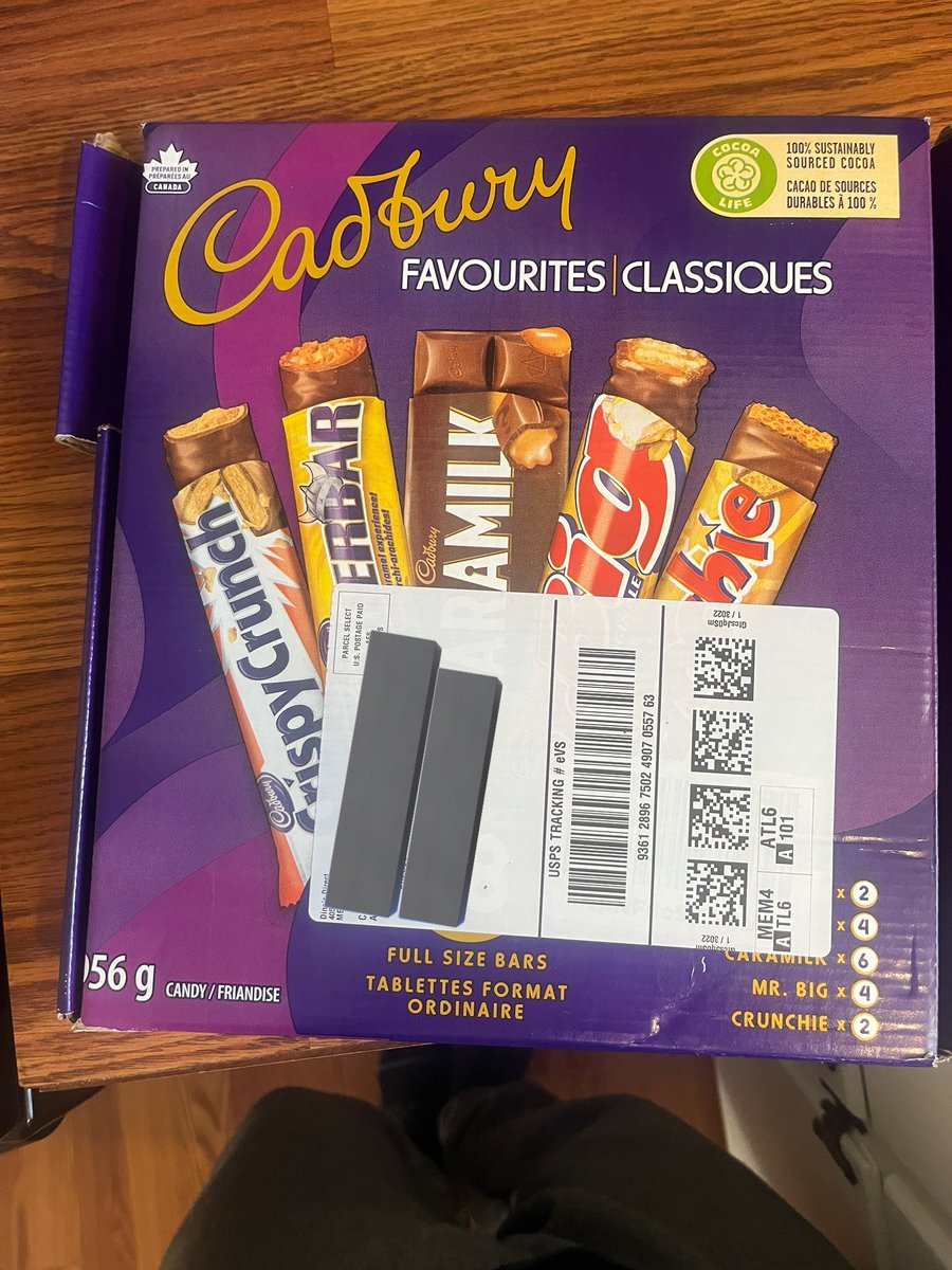 Ordered myself a box of Canadian candy bars because I’m an adult