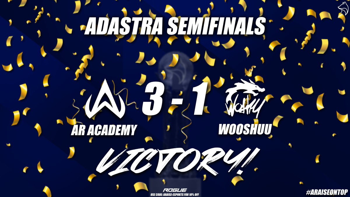 AraiseGG's tweet photo. We won the Semifinals of the AdAstra League and now advance to the Grandfinals set for Sunday 05.11.2023! Well played everyone! 🏆🔥 #AraiseOnTop https://t.co/AJPXM2ribm