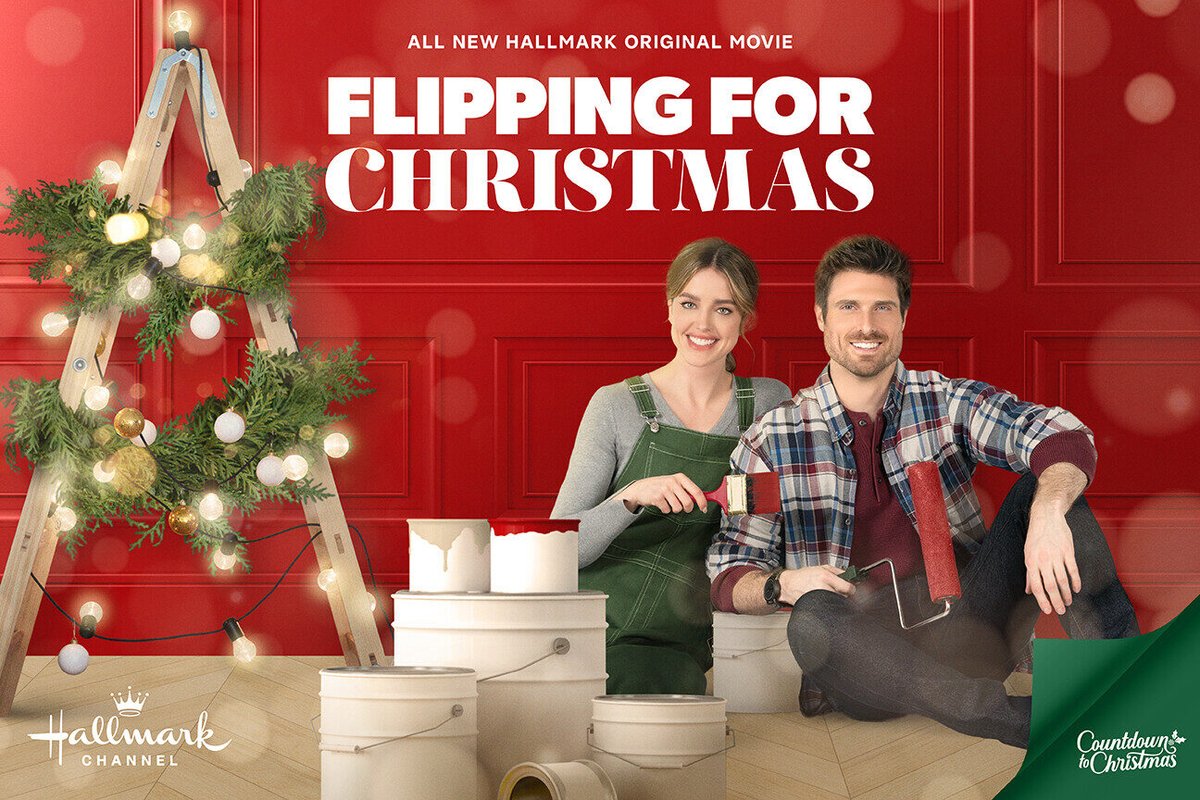 A new romance wasn’t in the plans when Bo @themarcusrosner and Abigail @lulahinthesky started working on a renovation project. ❌ Tune in NOW to #FlippingForChristmas to see what holiday magic has in store for them! ❤️