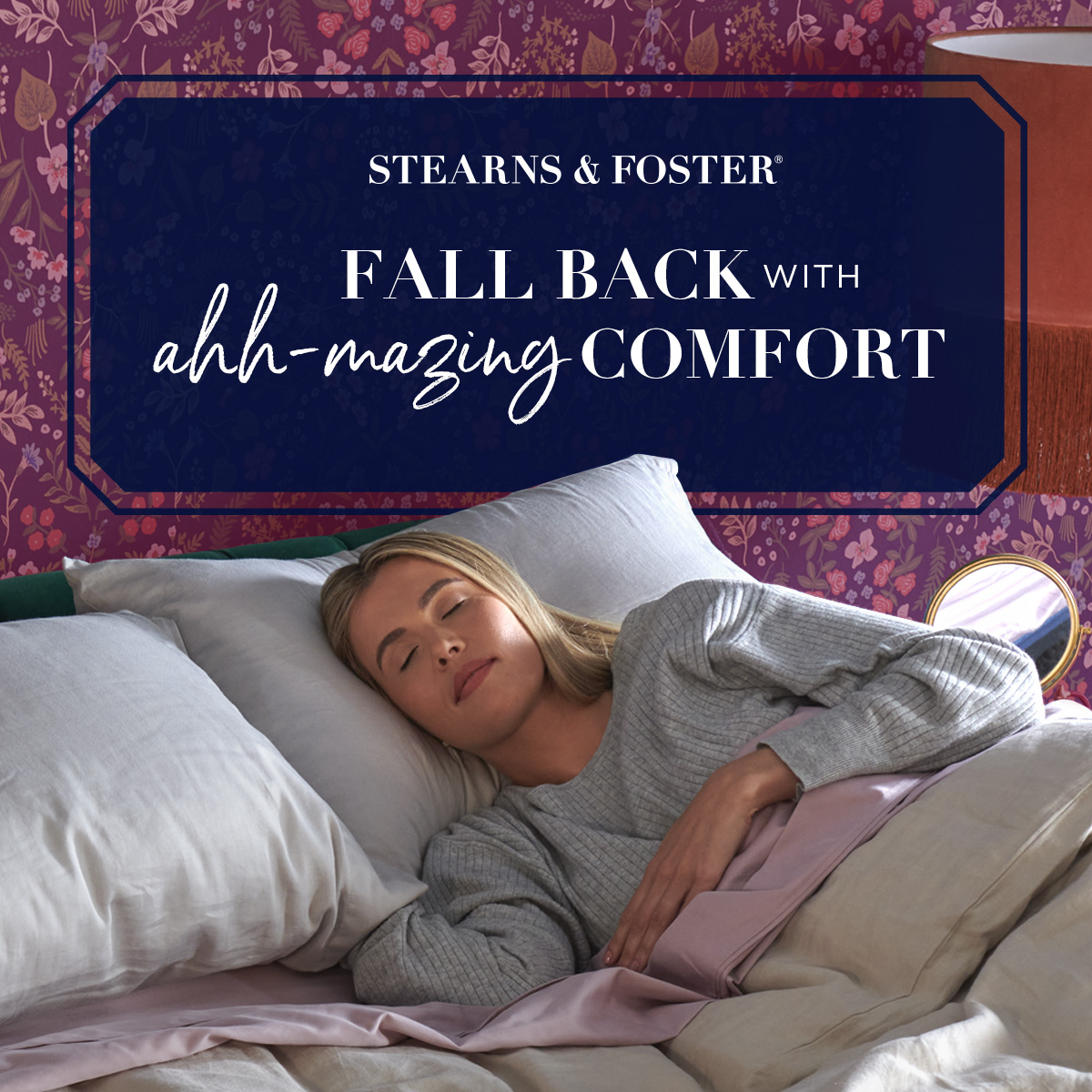 RoomsforLess's tweet photo. Crafted for comfort, a Stearns &amp; Foster® mattress will leave you even more thankful for that extra hour of sleep. Make the most out of Daylight Saving Time this weekend by experiencing the collection at Rooms for Less https://t.co/g743oKdcqr