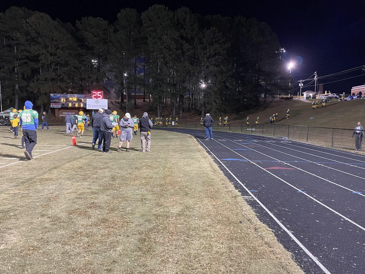 Halftime: <a href="/EAHS_Football/">Eastern Alamance Football</a> 7, Southern Durham 21.