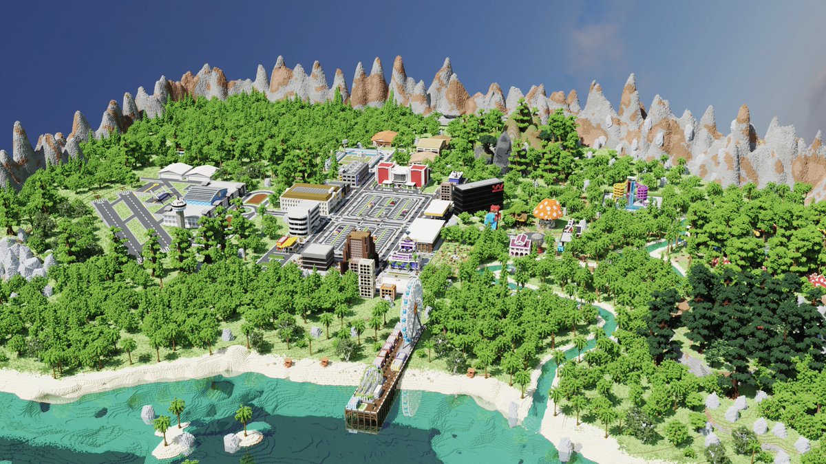 ✅Tambien hacemos este tipo de ciudades para canales de Youtubers [Roleplay] como tambien construcciones para sus videos. 

Cualquier consulta a nuestro DM🫡🧱

#minecraft #minecraftbuild #build #roleplay #builds