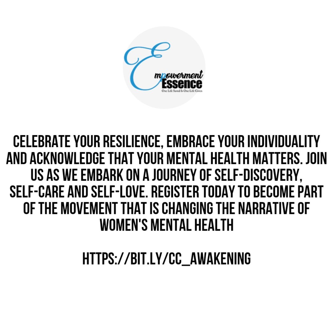 Join us for Crown Check 1.2.1.2 The Awakening 

Sat. 11.11.23
Time: 2PM 
Silver Spring, MD 
Register bit.ly/CC_Awakening

Come and experience self-exploration exercises that will allow you to shed any doubts or negative beliefs that have been holding you back.