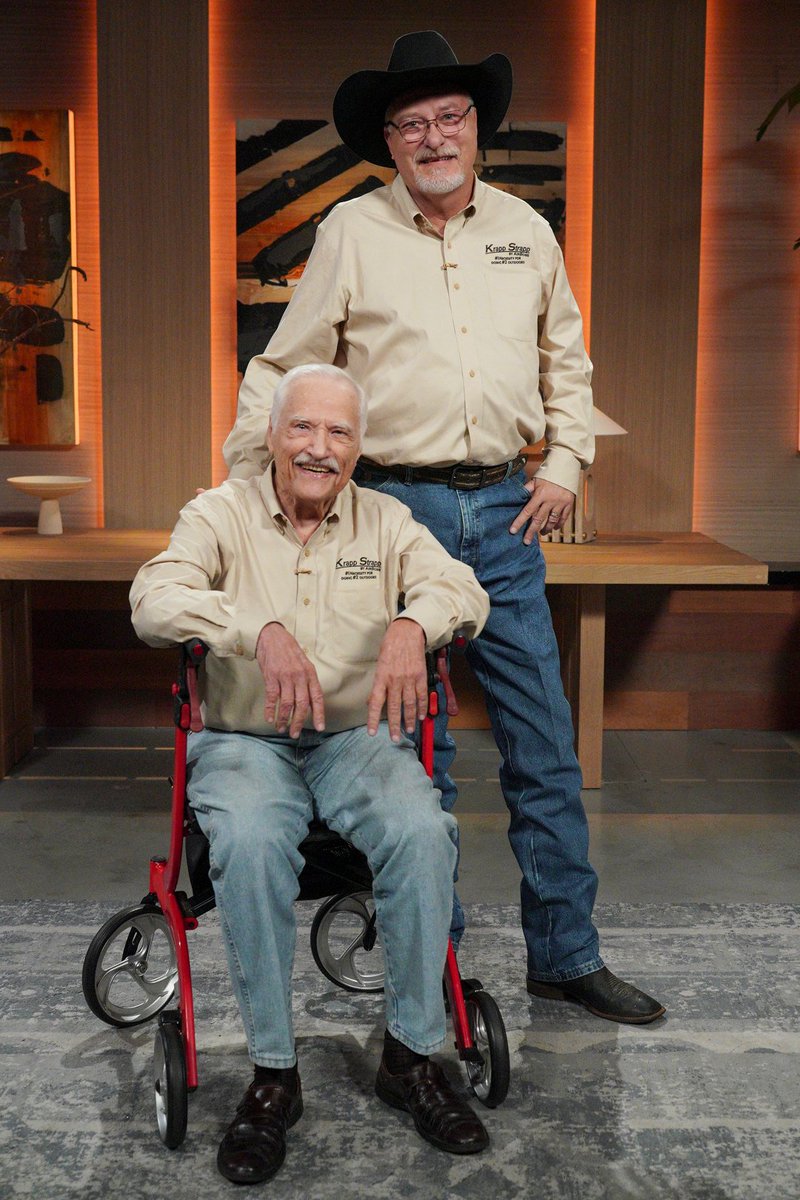 Love Bob! 81 years old & pitching us in the tank. He’s a great reminder that you are never too old to go after your dreams! #KrappStrapp #SharkTank @ABCSharkTank