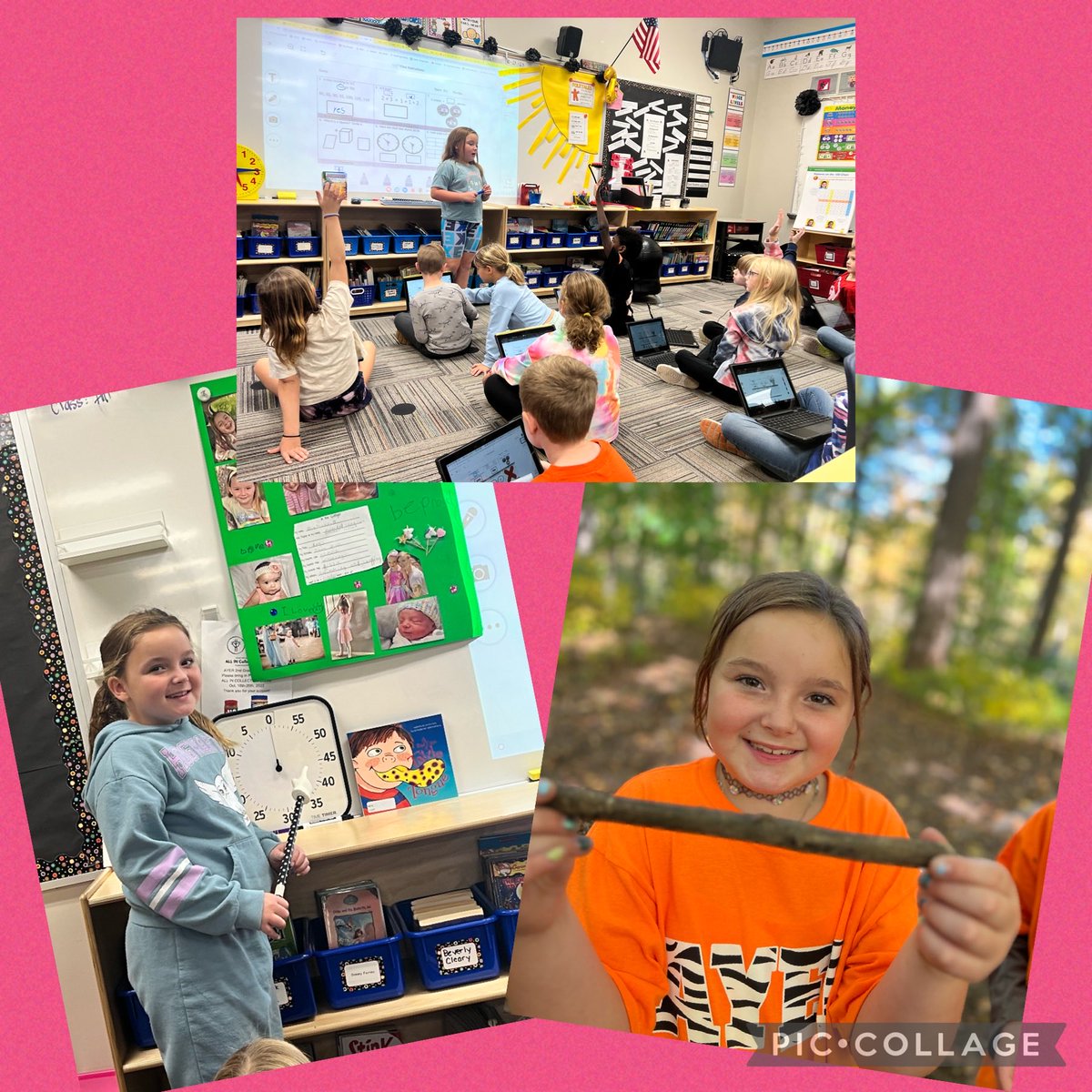 HoosierGirl68's tweet photo. Learning about our Spotlight Friends in #2ndGrade is always FUN ⁦@ayerelementary⁩ ⁦@FHSchools⁩ 💕 https://t.co/yOCv1cKvW9