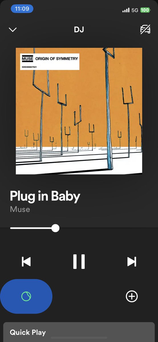 AI DJ on <a href="/SpotifyAU/">Spotify Australia</a>: moving on, not we’re gonna get into some metal, starting with…