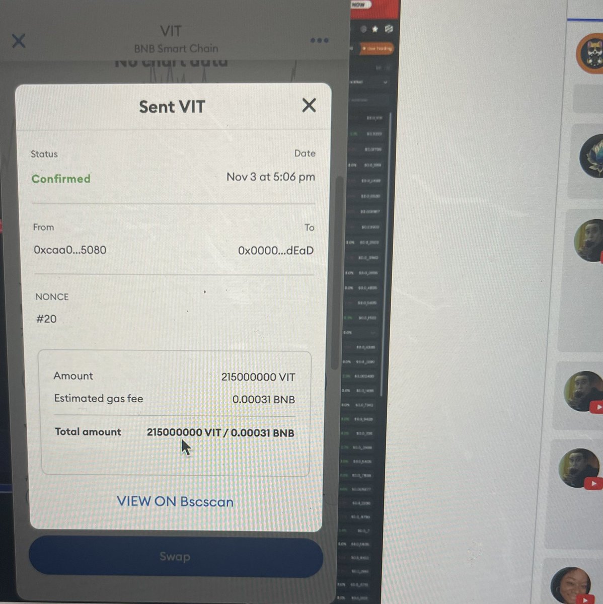 VegasInuToken's tweet photo. 🎰 We just burned another 215,000,000 $VIT 🔥thanks to our bullish community 🚀

Tell a friend about us, it’s still early ⏱ 

#VegasInu #VegasInuToken #Memcoin https://t.co/HyCEv5I2lB