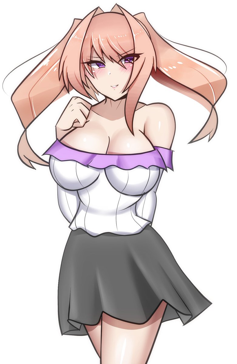 新キャラ(??
水無月かえでをデザインしました!!!
ましろの妹を名乗る人物です。

2枚目のずいぶん前に描いた変身後のデザインからはちょっと成長した姿をイメージしたつもり… 