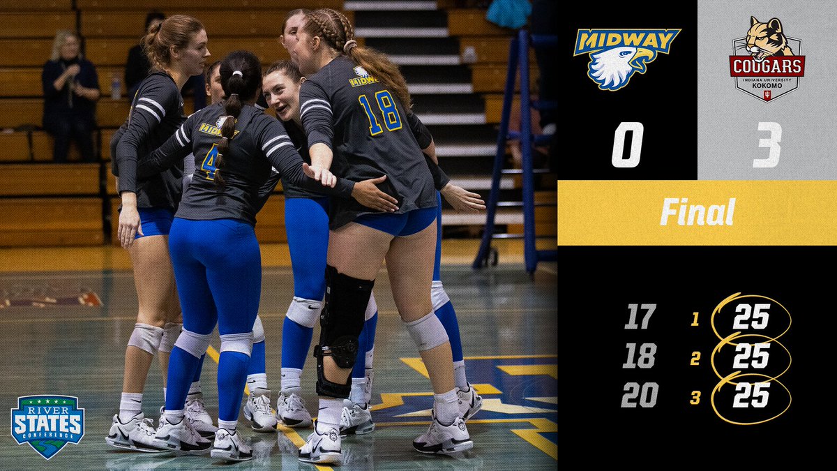 GoMidwayEagles's tweet photo. #MidwayWVB finishes the regular season 14-13. The Eagles will now nervously wait to see if they've qualified for the River States Tournament, which will be revealed on Saturday. https://t.co/FP0fiUz5iV