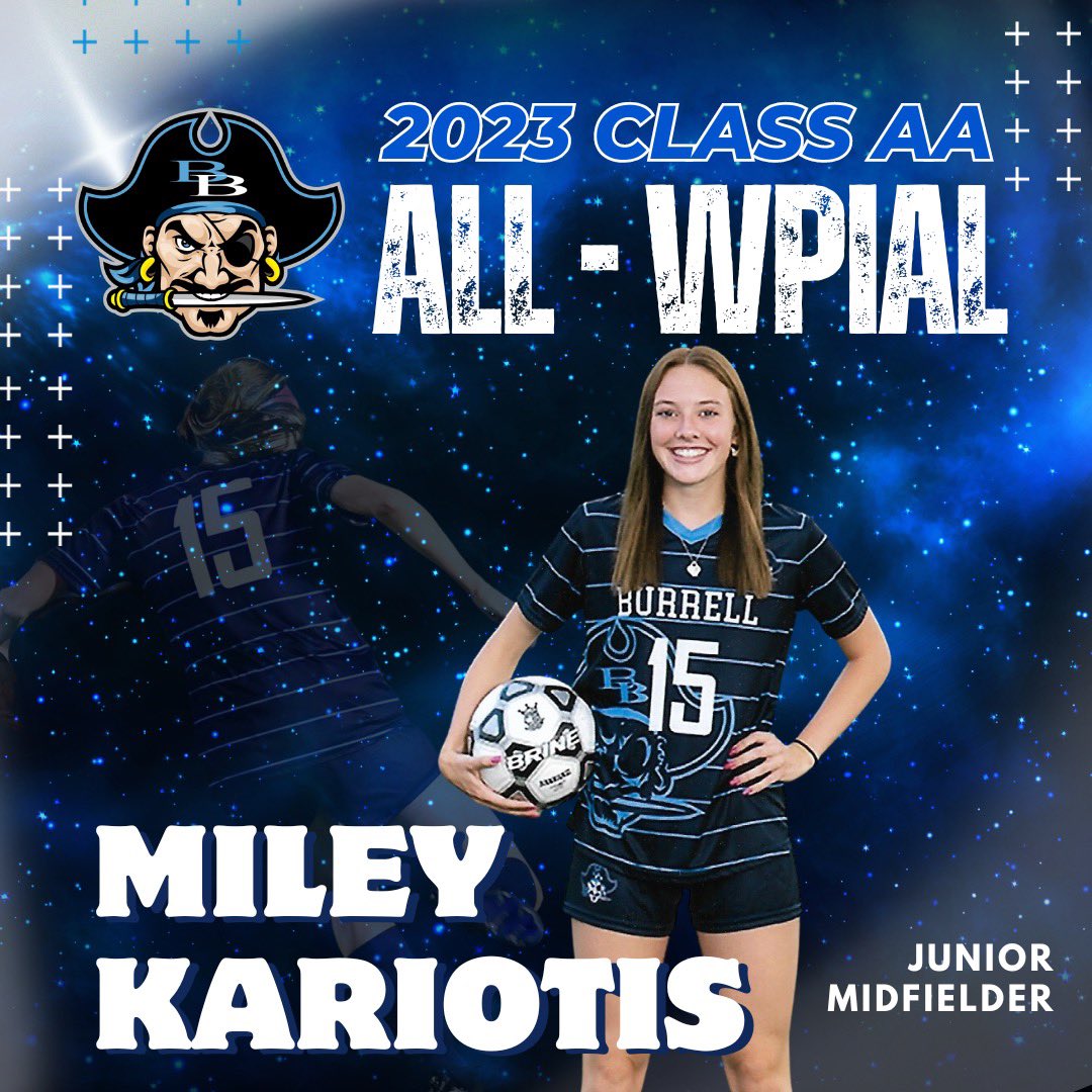 Miley Kariotis (@mileykariotis) on Twitter photo Thank you to my <a href="/bhsgirlssoccer3/">Burrell Girls Soccer</a> teammates, coaches and supporters — I’m proud to be on this list with so many great players! 💙🤍 Thank you to my <a href="/bhsgirlssoccer3/">Burrell Girls Soccer</a> teammates, coaches and supporters — I’m proud to be on this list with so many great players! 💙🤍