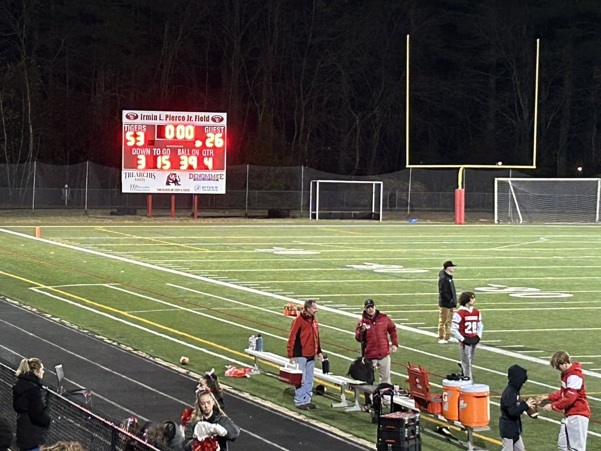Tyngsborough Tigers defeat Gardner Wildcats 53-26🏈
#tpsprepares
#tigerpride