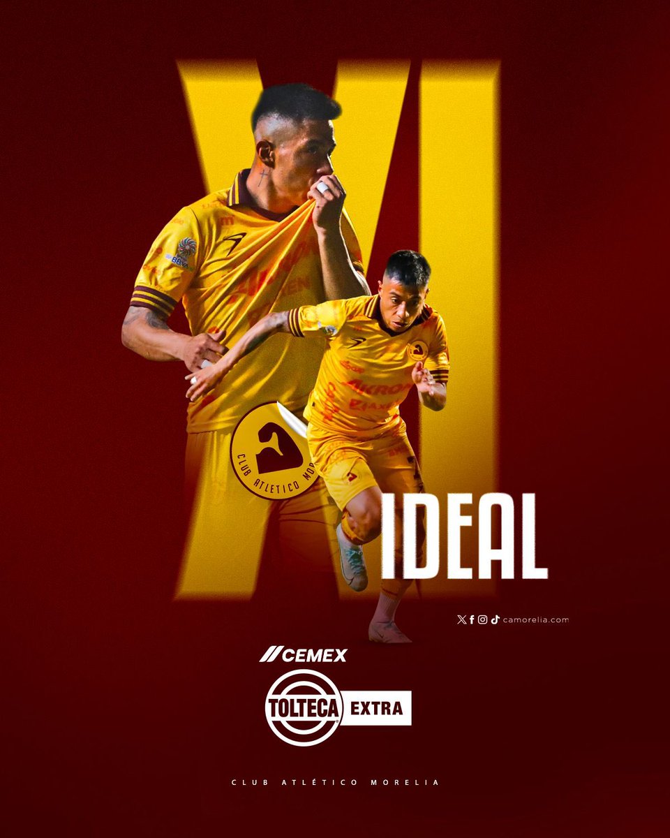Voló ante <a href="/TepatitlanFC/">Tepatitlán FC</a> y <a href="/Omar_islas19/">Omar Islas ⚡️</a> al once ideal de la <a href="/LigaMXExpansion/">Liga BBVA Expansión MX</a> 🔥

#PuroPinshiRojoYAmarillo💪