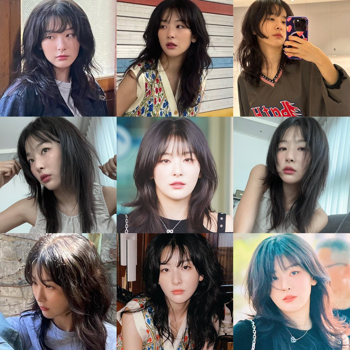 ksgdinas's tweet photo. every seulgi pic with wolf cut hairstyle https://t.co/KzmJcoc5s2