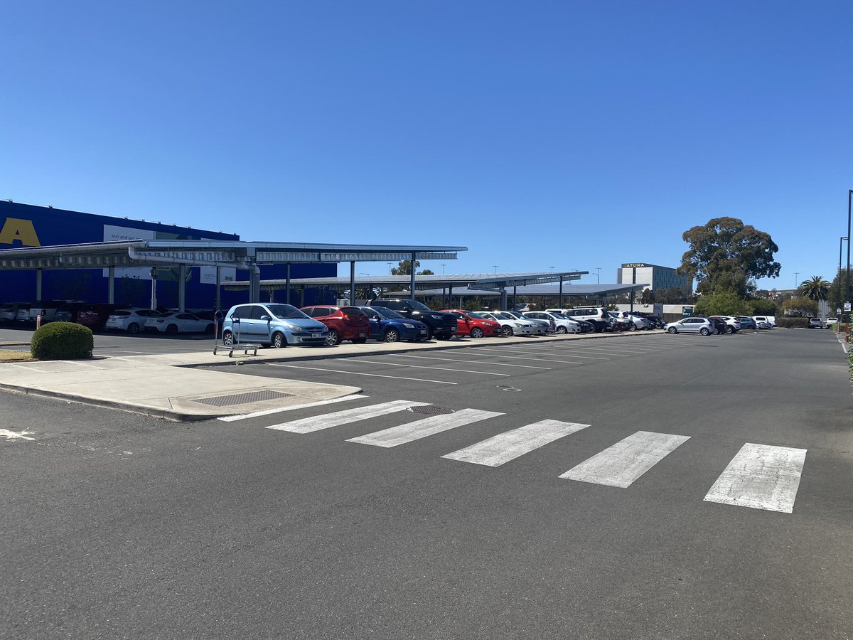 So, <a href="/IKEA/">IKEA</a> Adelaide cut down about 50 mature trees to put up these solar panels. Great for the environment and I’ll bet the birds really fucking appreciate it. Cheers idiots.