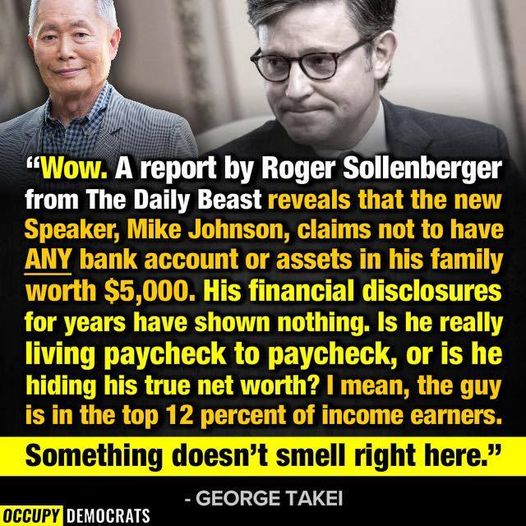 COUNT on George to 'FOLLOW THE MONEY' and do a great job of it too!!! #GeorgeTakei #VoteBlue #ChuckandJim #LoserTrump #LiarTrump