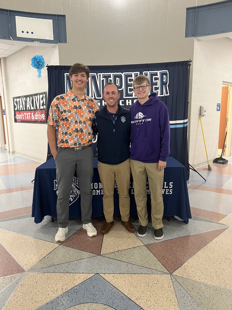 LocosGolf's tweet photo. What a ride!  Thanks for letting me be a part of this amazing season.  Good luck Drake @BU_BeaversGolf and Jaxon @IN_TECHGOLF https://t.co/hzLgTeLlcd