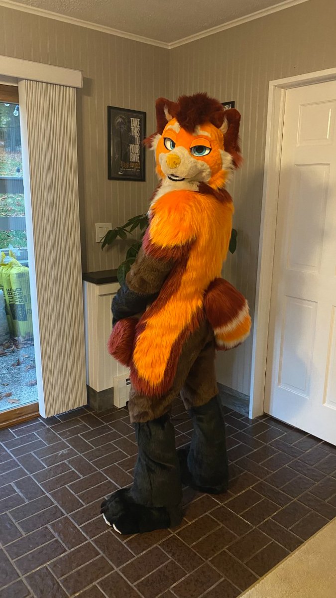 Happy #FursuitFriday
Have a new wah to celebrate ;3
📸:<a href="/Werewolf_mutt/">Syn, MD シン・ウルフ🌿🌱🪴 🔜 FURPOC, ANE, MCFC, AO, FWA</a> 
🪡:@golden