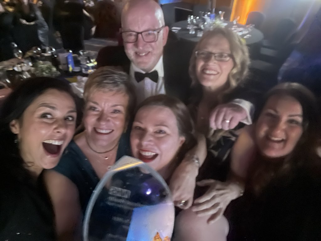 SophieJewitt's tweet photo. Inspiration evening at the Gateshead Star Awards celebrating amazing work from @Gateshead_NHS. Very proud,after 24 years, for IVF to win Inspirational Team 🤗 from our Chief Exec @davies_trudie https://t.co/wT2WmtCSrp