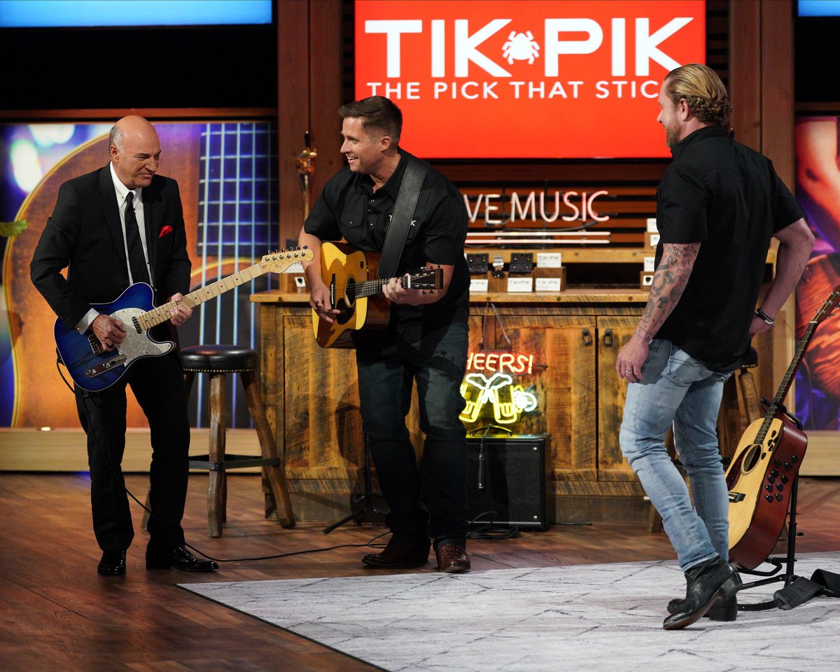 We’re rockin’ the Tank tonight! 🎸 #SharkTank