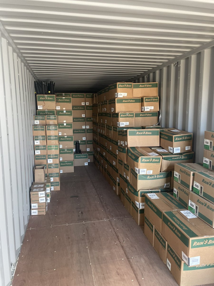 Irrigation materials have started arriving for the upcoming renovation at The Peninsula Club in Cornelius, NC.  Looking forward to working with <a href="/McLennanNick/">Nick McLennan</a> and Nutt Construction.