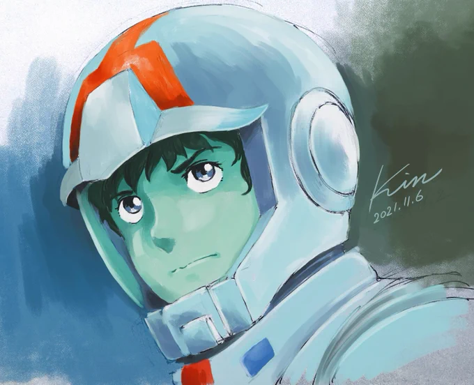 本日11月4日はアムロ・レイの誕生日 お誕生日おめでとうございます  今まで何度かアムロを描いてますが、描くたびに絵柄が変わる我がアムロ君。 ですが、それもまた良しw(理由は特になしw)  #アムロ・レイ生誕祭 #アムロ・レイ生誕祭2023 #アムロ・レイ #ガンダム