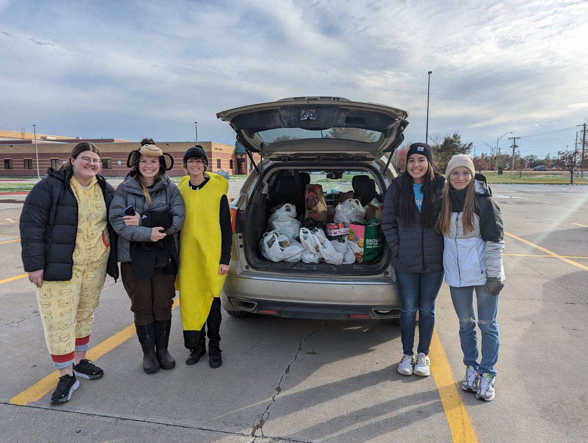Central City DECA and NHS had a great time last weekend trick or treating for canned goods to donate! Thanks for all that contributed! @ccpsactivities