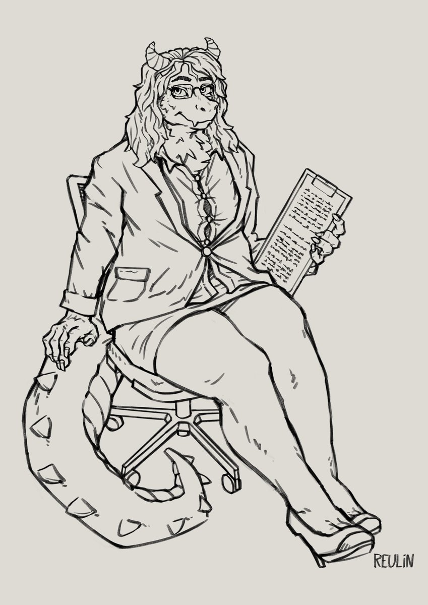 Reulin_'s tweet photo. Day 16 of the #weretober2023! The theme was Chonk Dragon. 

This one is a gift for @ekzuperie! At this point idk if I'll be able to finish all of the remaining ones but since it's a good excuse for me to draw bodies, I'll try my best https://t.co/jbgRkC0T92