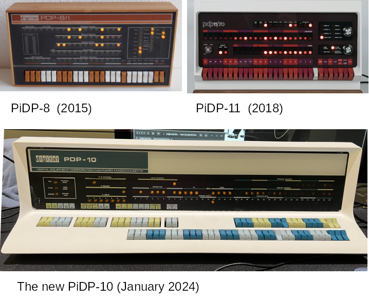 Oscar_CEDS's tweet image. So now there are three PiDP replicas, each to tell its own story of computer history - or the DEC part of it.
The 10, though, has been a long time project - since 2018. But the injection molded case is in production, so it won't be long now.
#PDP11 #PDP8 #PDP10