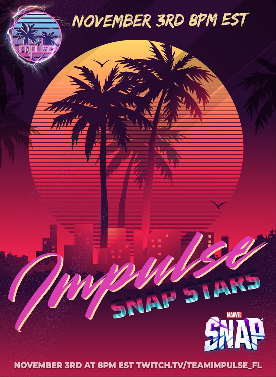 Snap Stars is live with an absolute amazing cast of content creators Battling it out in 4v4 team battles we are just missing you so come join us!!

twitch.tv/teamimpulse_fl
