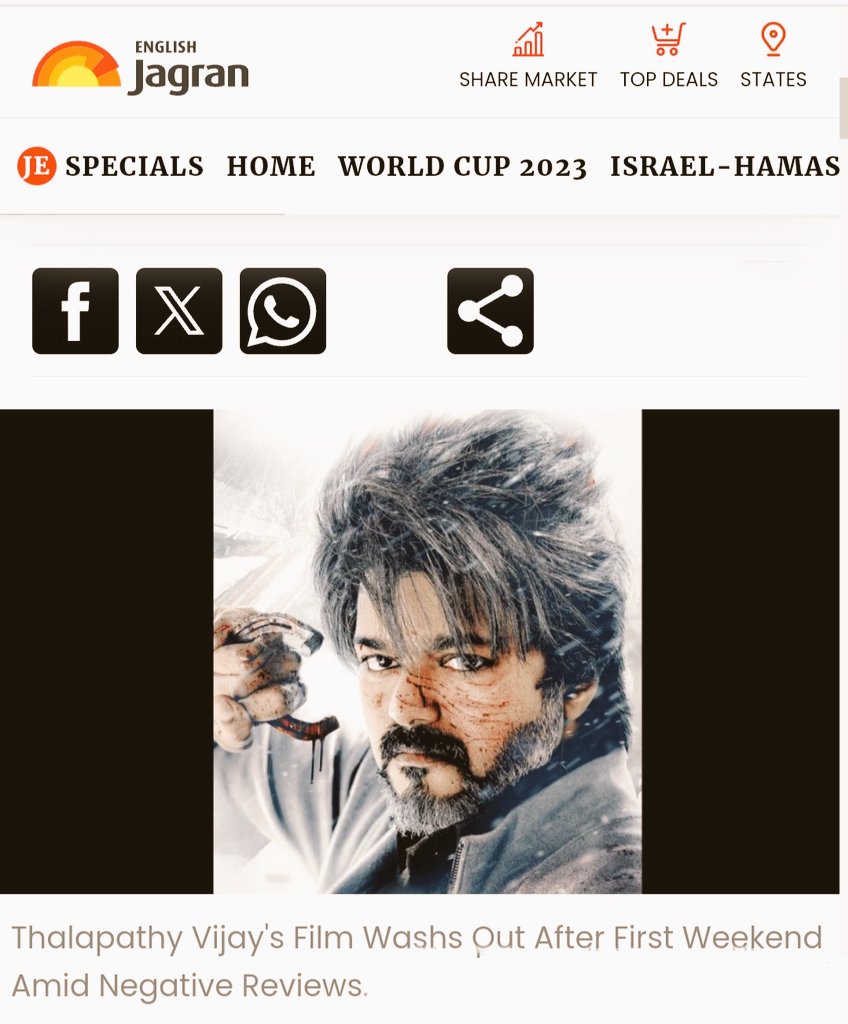 saniyansak34420's tweet photo. Nov 4 th - 🟢
Weekend means few will start vadai to Kerala BO😃
Leo is complete washout post first weekend in Kerala. Whatever numbers comes out of Kerala divide➗ by 2 you will get actual Box office Numbers😃
#LeoScam #LeoDisaster
#Fraud7ScreenStudios #LeoGreenRevolution https://t.co/2IzGJBIYfC